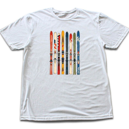 Vintage Ski Rack T-shirt - White