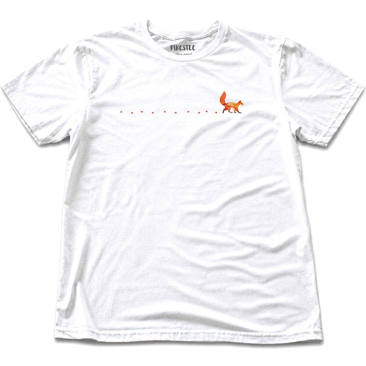 Colorfull Squirel Path T-shirt - White
