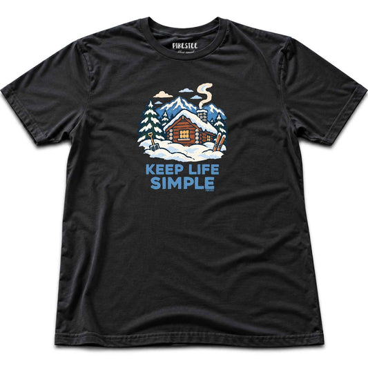 Keep Life Simple T-shirt - Black