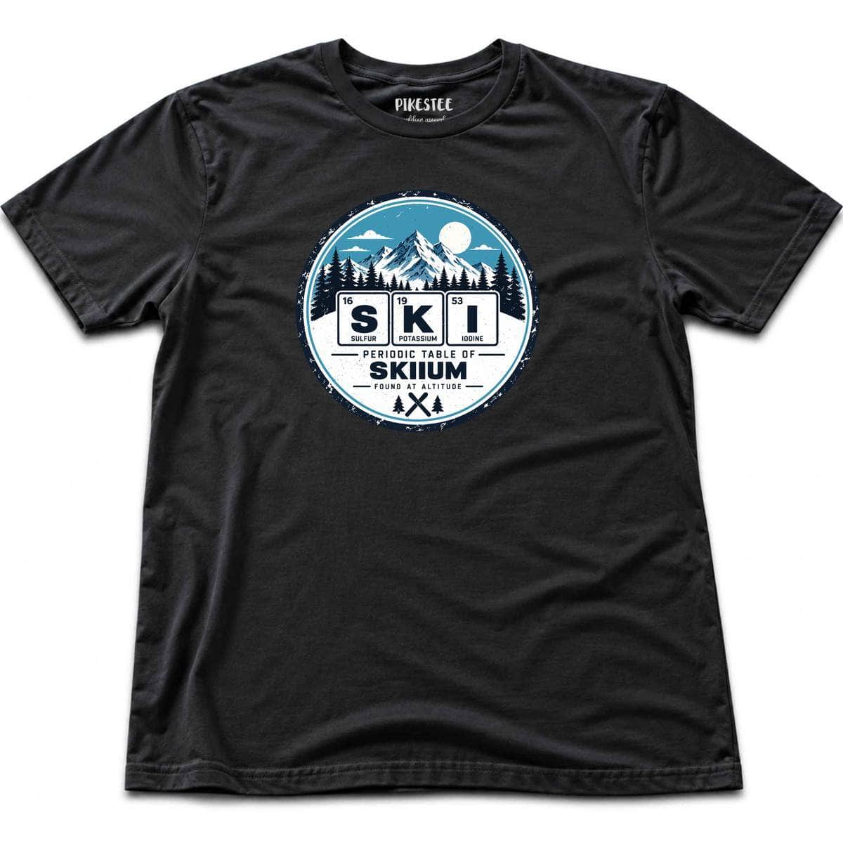 Ski Element Badge T-shirt - Black