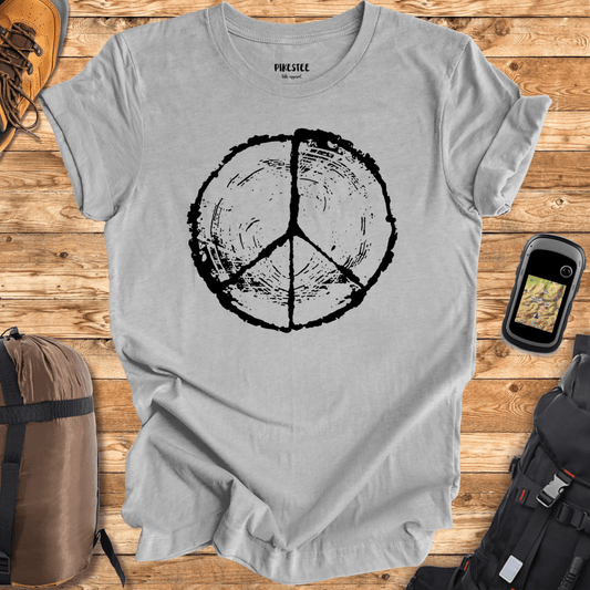 "Peace Symbol Trunk" graphic T-shirt