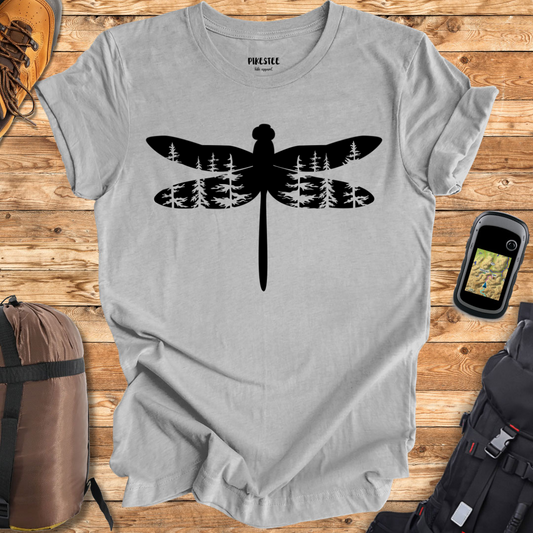 "DragonFly Forest Landscape" graphic T-shirt