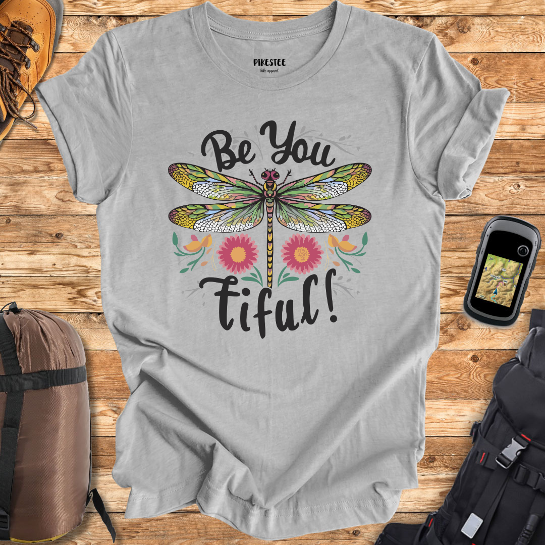 "Be-You-Tiful DragonFly" graphic T-shirt