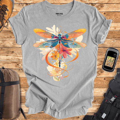 "ColorFull DragonFly" graphic T-shirt