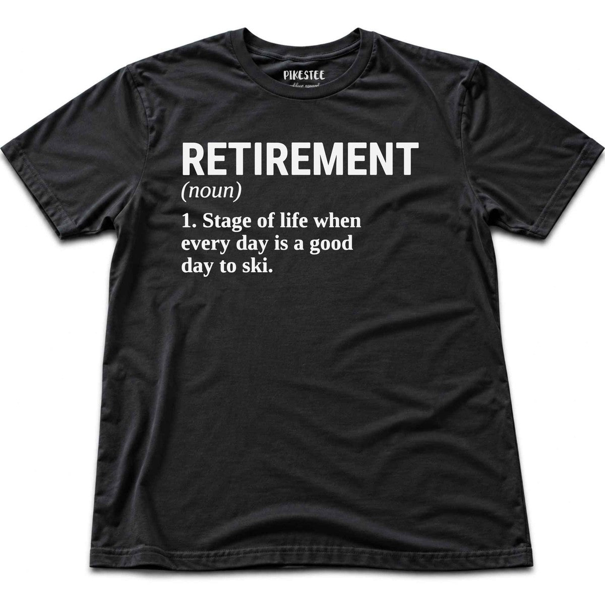 Ski Retirement T-shirt - Black