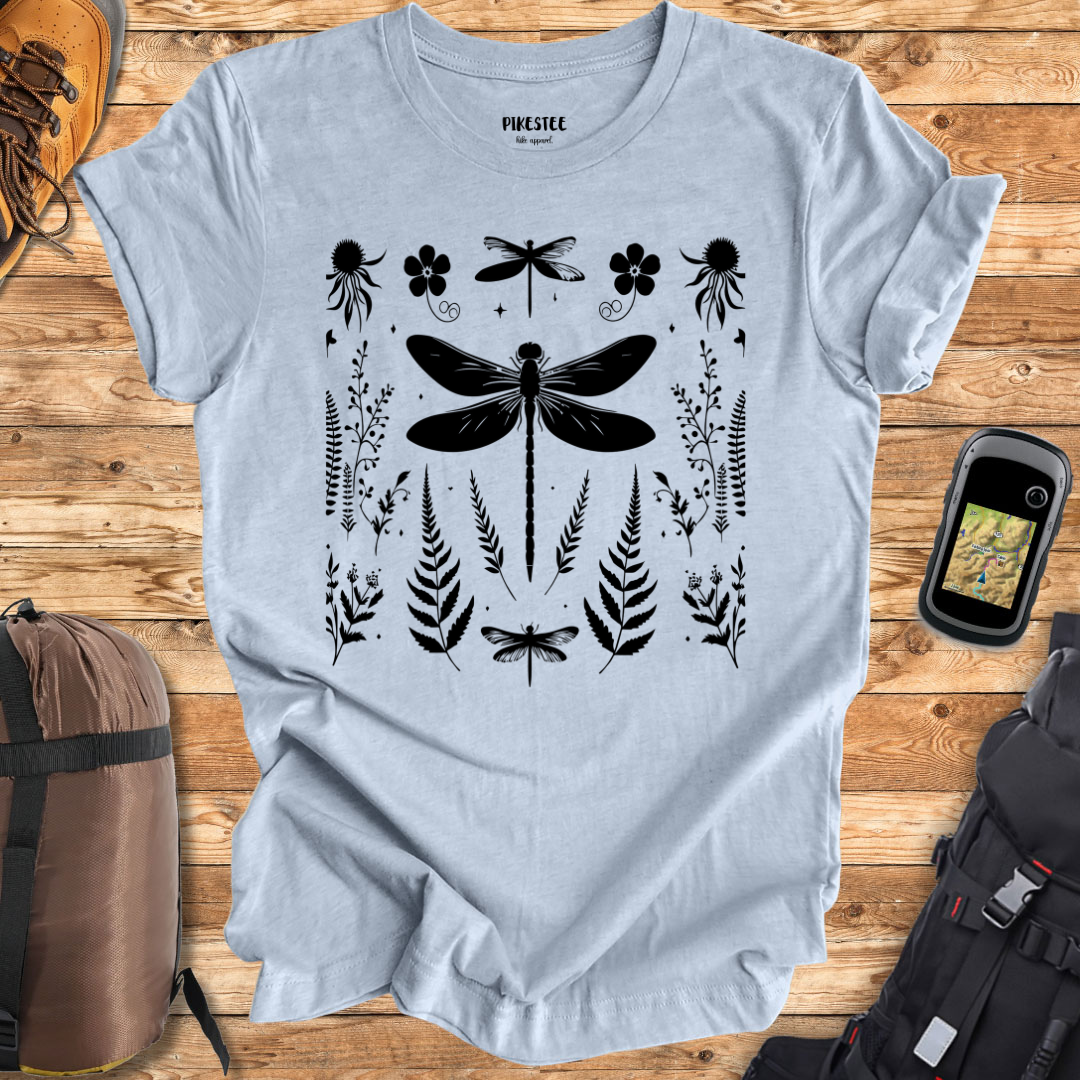 "DragonFly Patern" graphic T-shirt