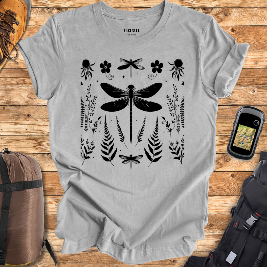 "DragonFly Patern" graphic T-shirt