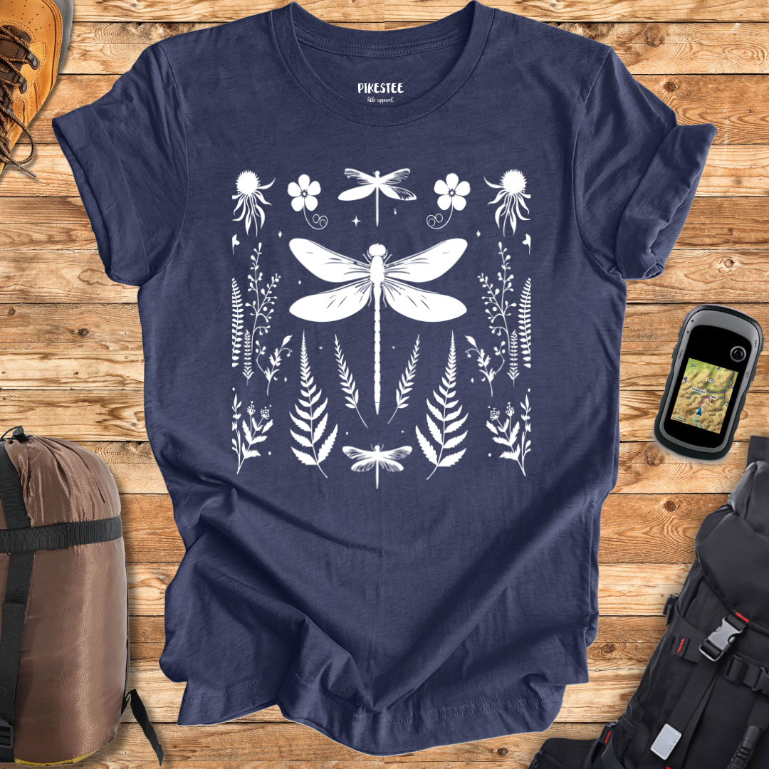 "DragonFly Patern" graphic T-shirt