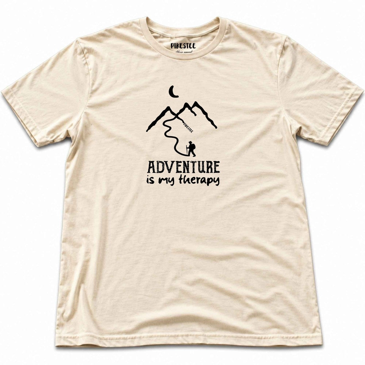 Adventure Is My Therapy T-shirt - Natural
