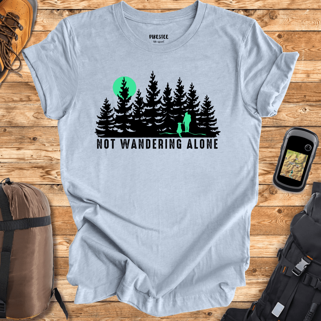 "Not Wandering Alone" graphic T-shirt