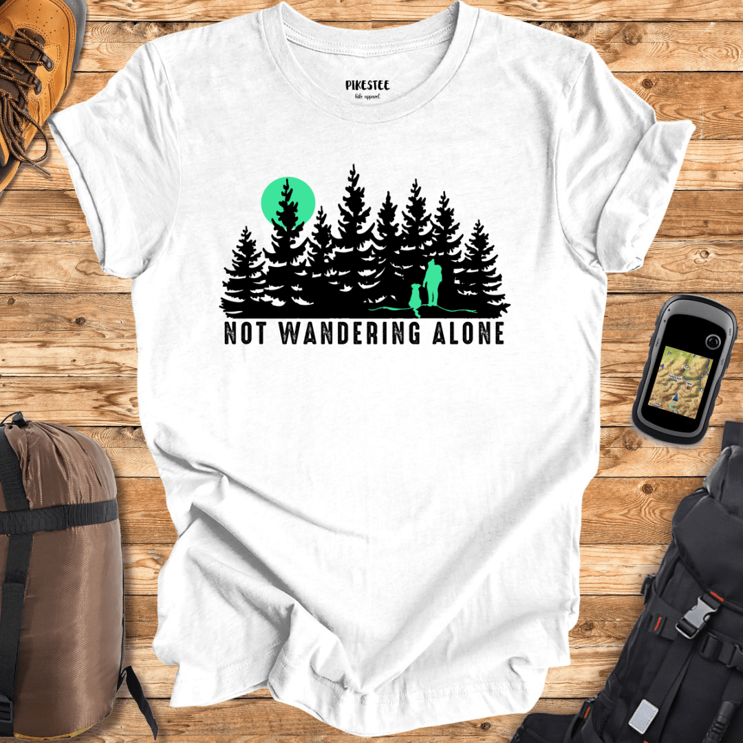 "Not Wandering Alone" graphic T-shirt