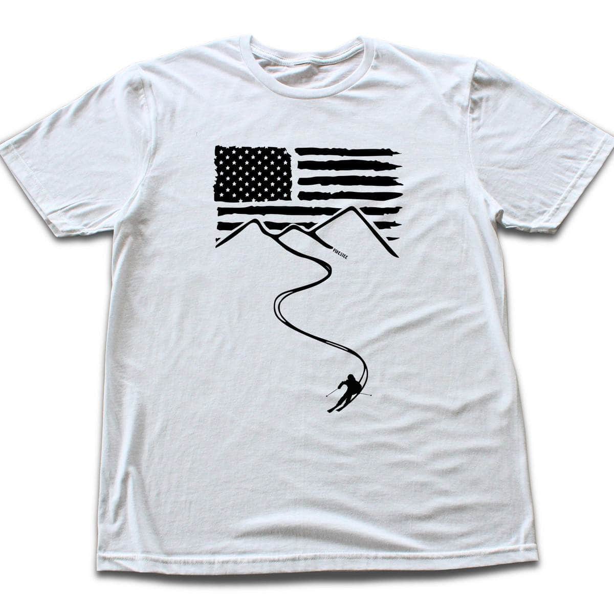 Ski Path Usa T-shirt - White