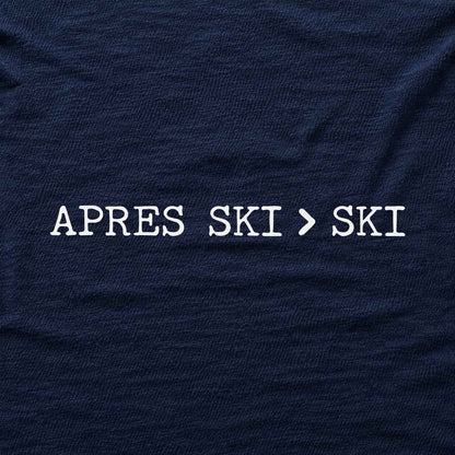 Apres Ski Is Better T-shirt - Navy - hero