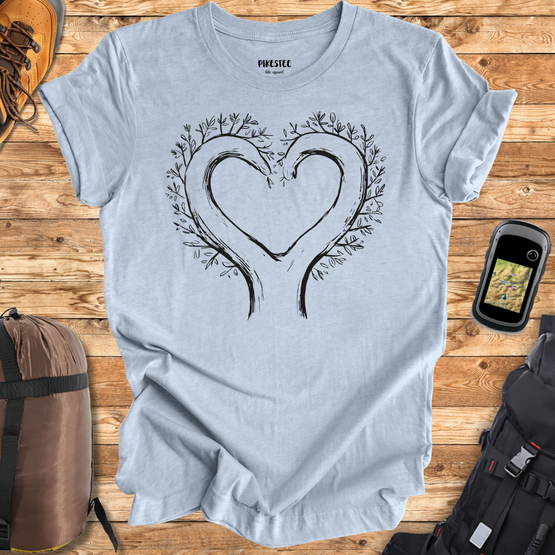 "Heart's Roots" graphic T-shirt