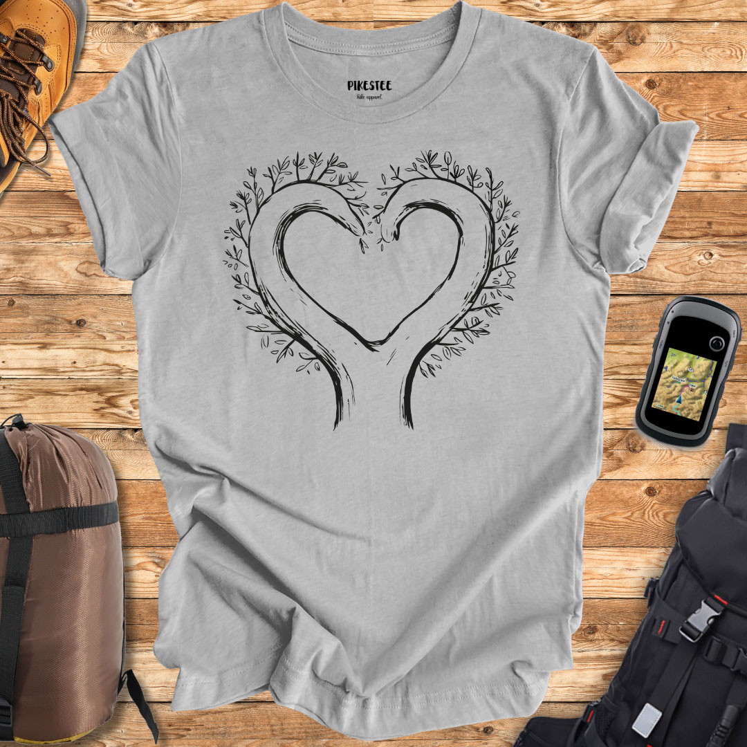 "Heart's Roots" graphic T-shirt