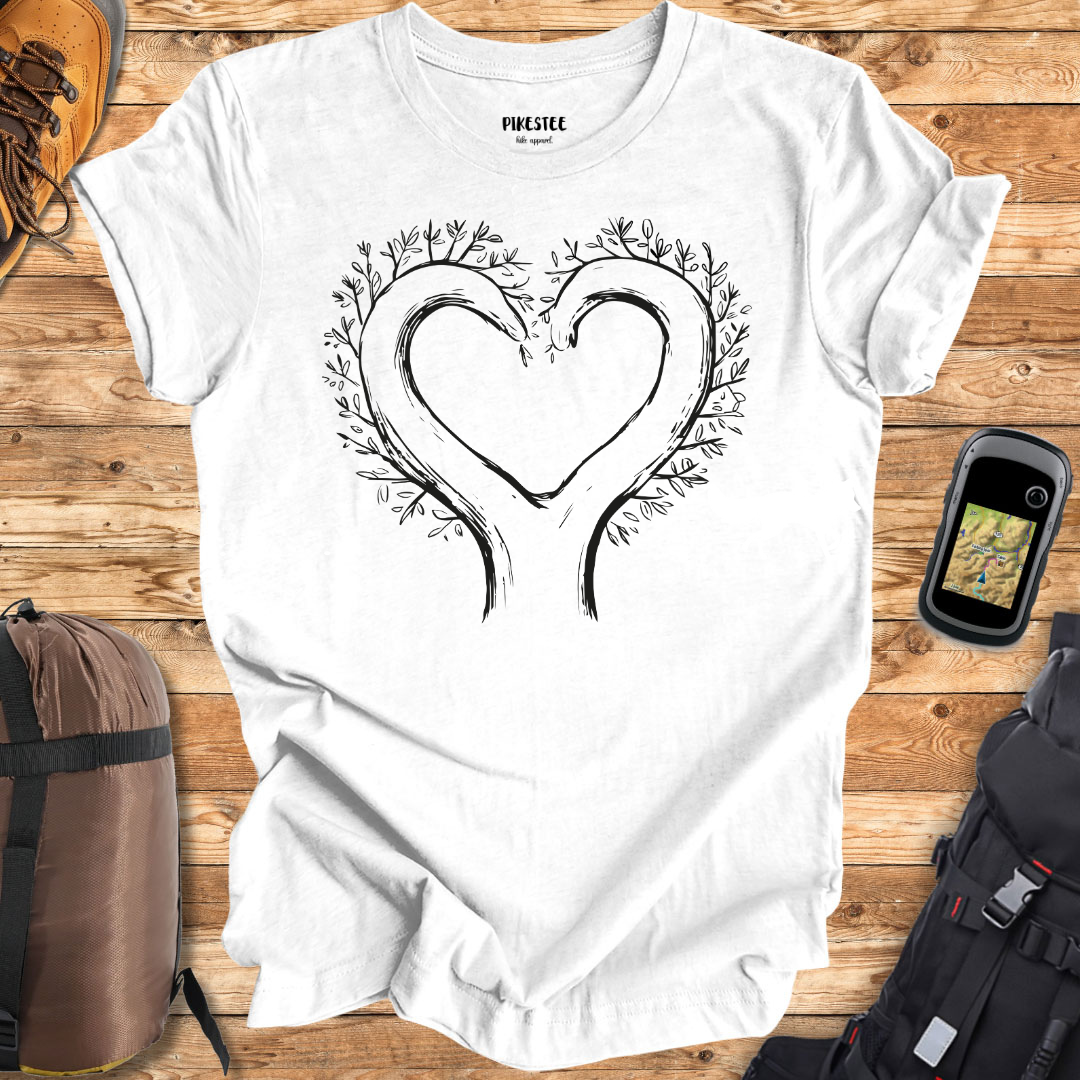 "Heart's Roots" graphic T-shirt