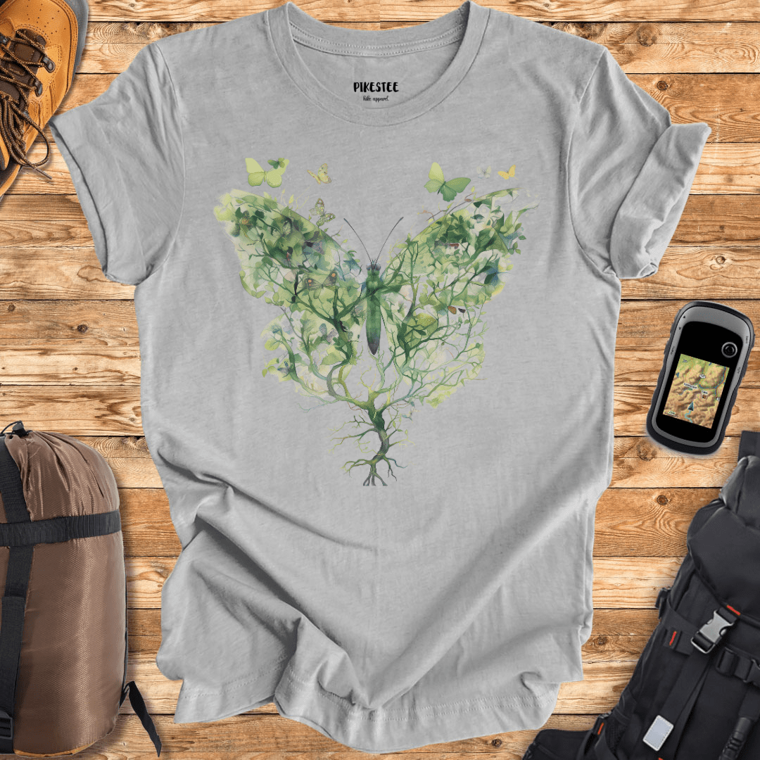 "ButterFly Evolution" graphic T-shirt