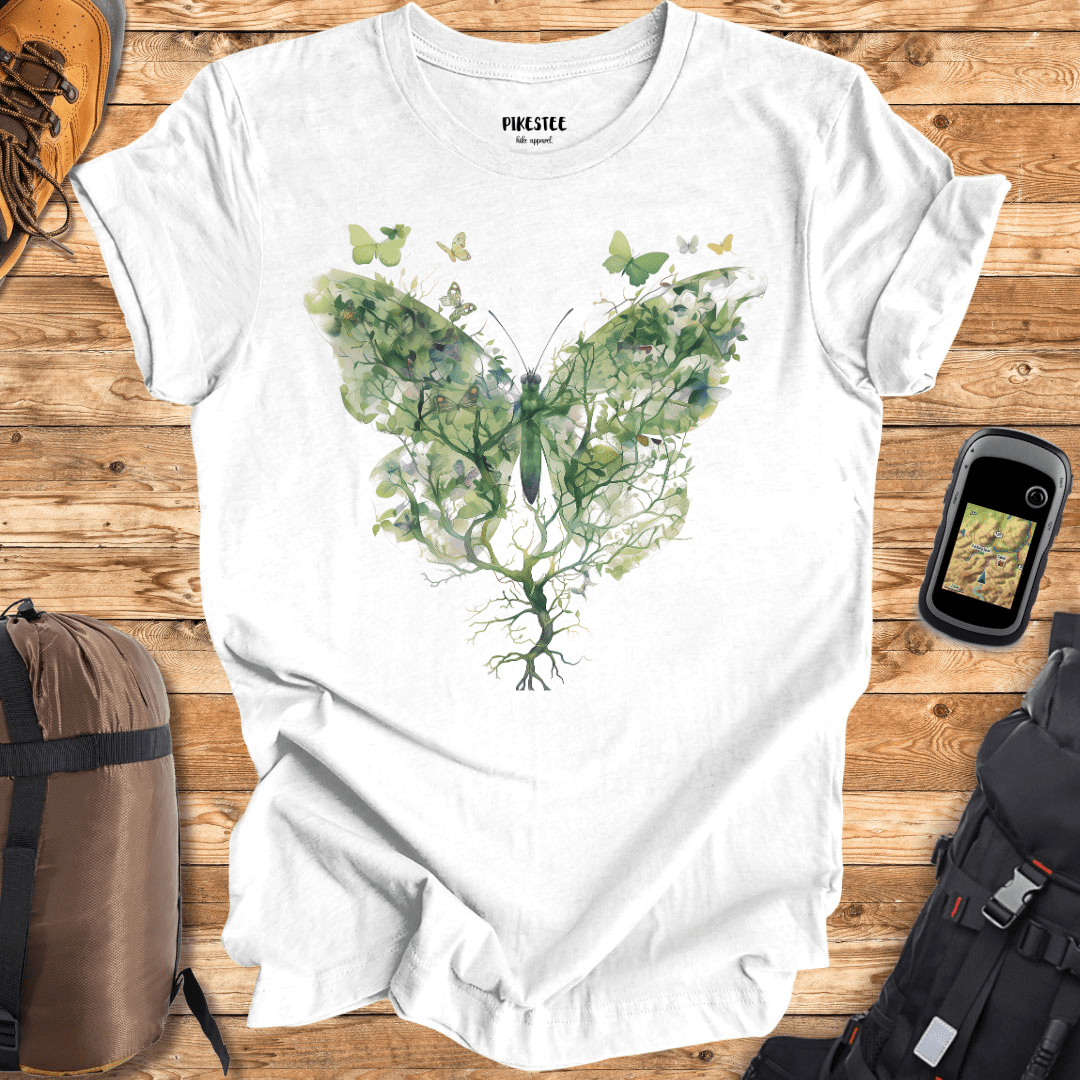 "ButterFly Evolution" graphic T-shirt