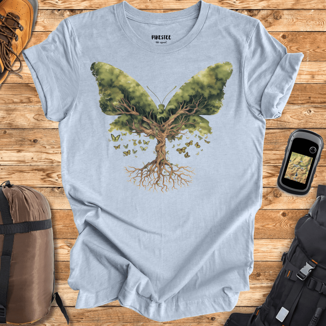 " ButterFly's Tree" graphic T-shirt