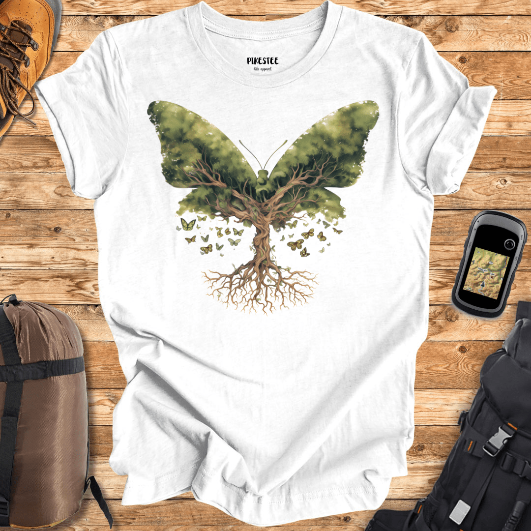 " ButterFly's Tree" graphic T-shirt