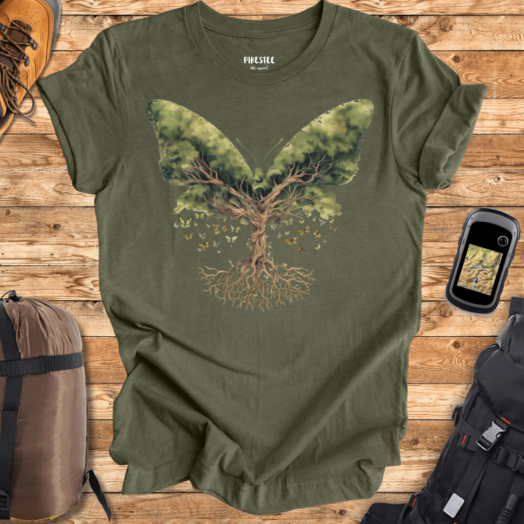 " ButterFly's Tree" graphic T-shirt