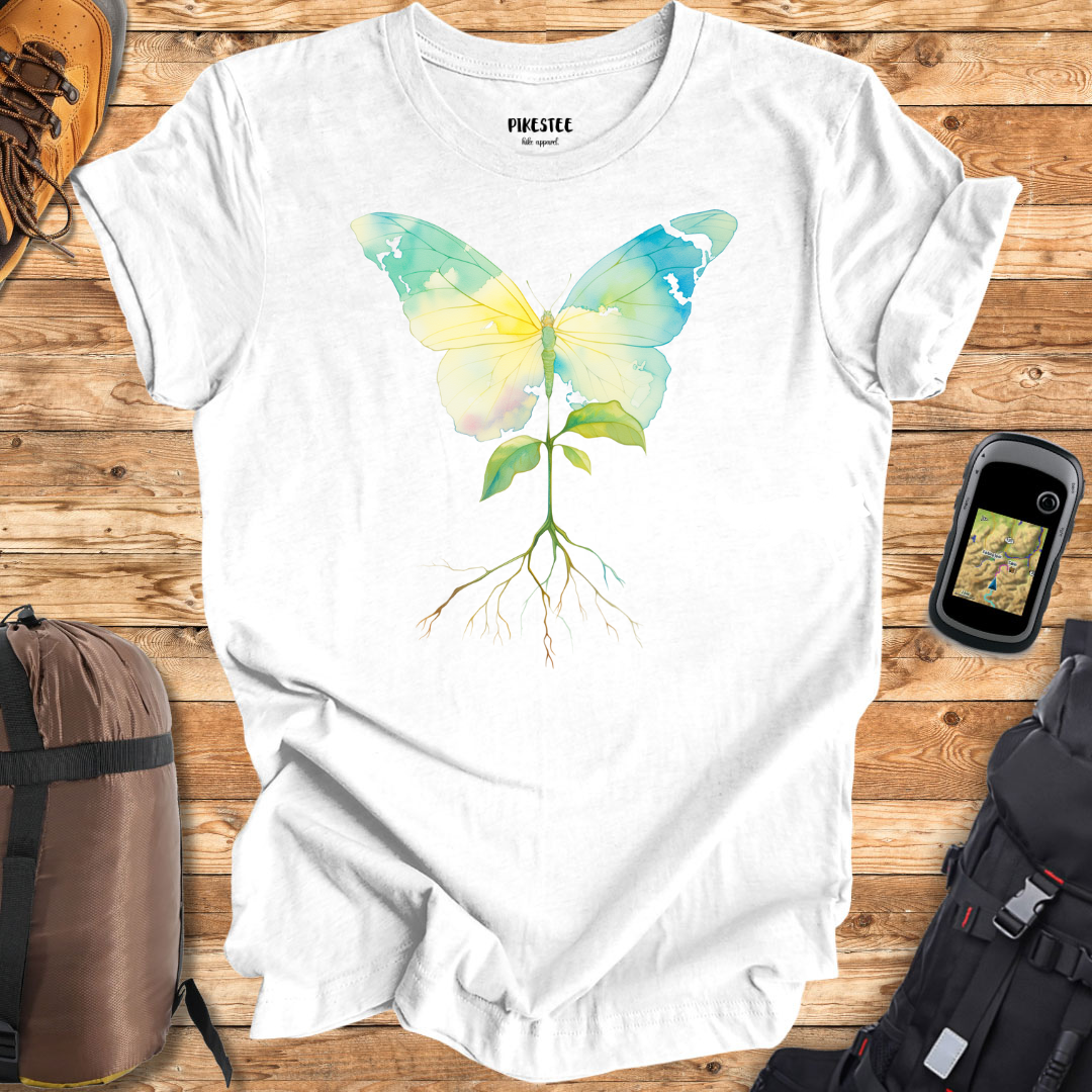 " ColorFull ButterFly" graphic T-shirt