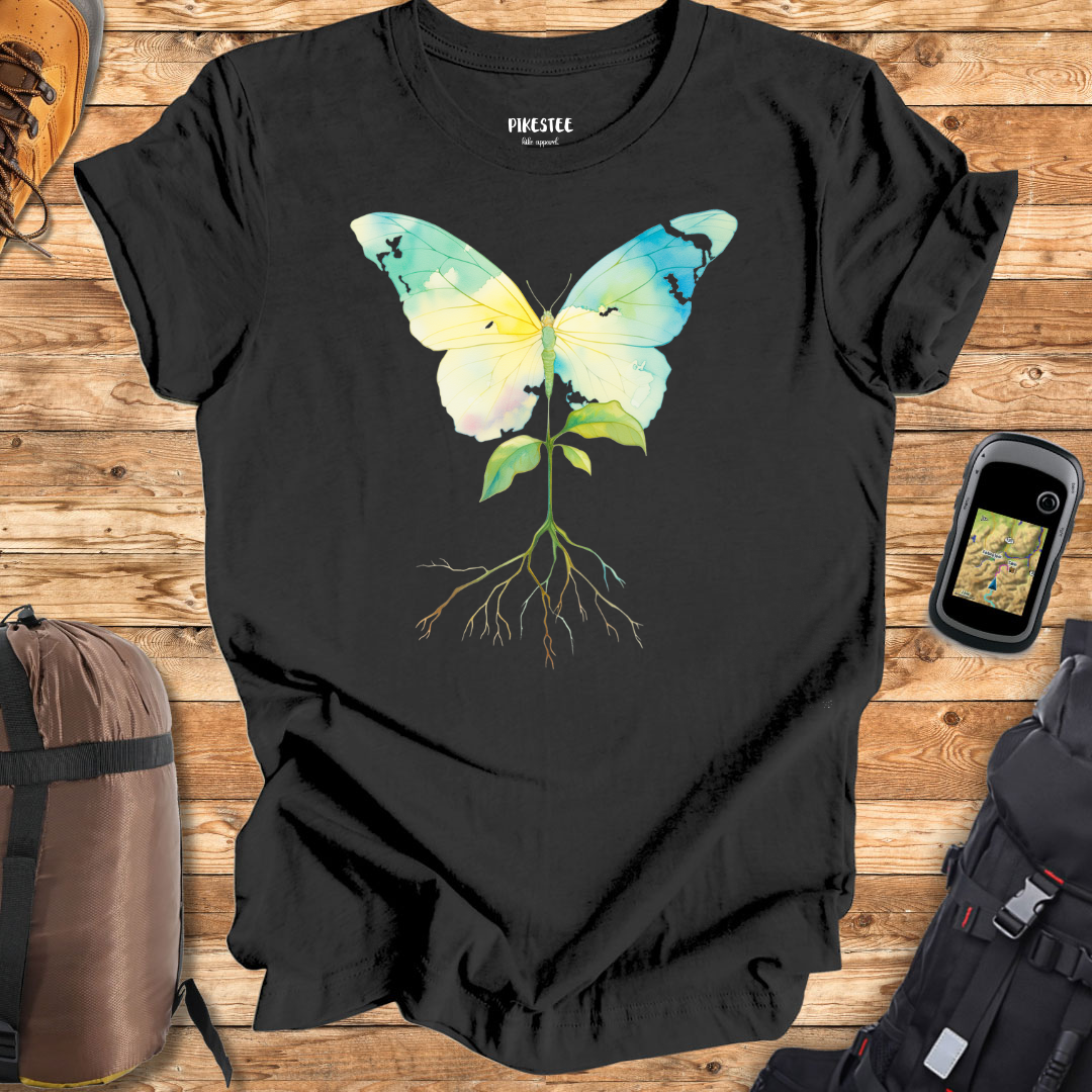 " ColorFull ButterFly" graphic T-shirt