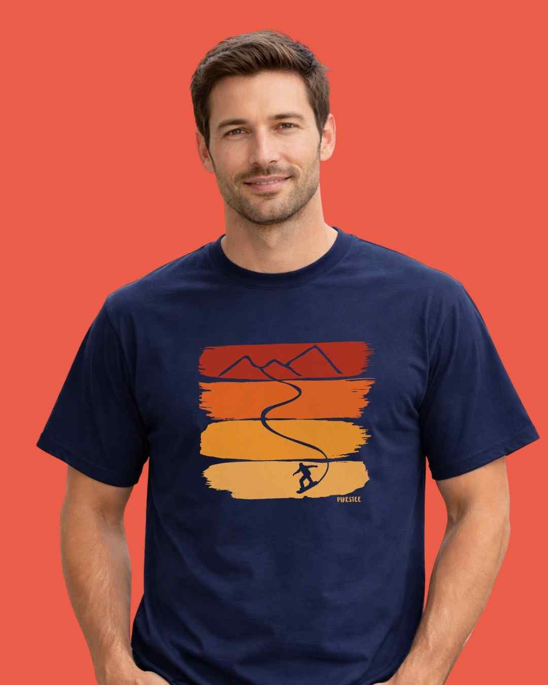 Gradient Snowboard Path T-shirt