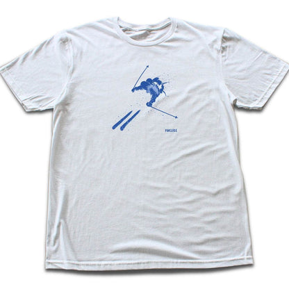 Ink Skier T-shirt - White