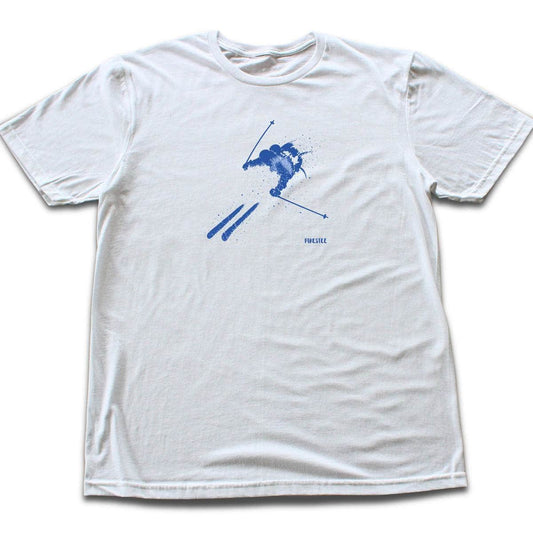 Ink Skier T-shirt - White