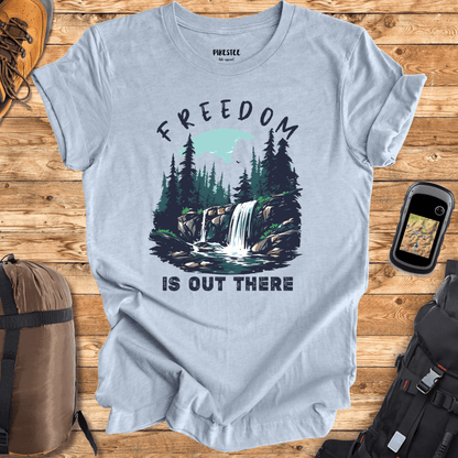 "Freedom Is Out There" graphic T-shirt