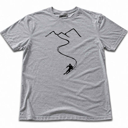 Ski Path T-shirt - Sport Grey