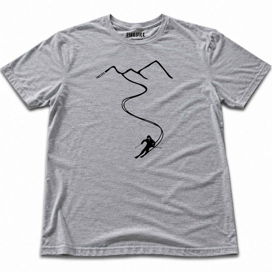 Ski Path T-shirt - Sport Grey