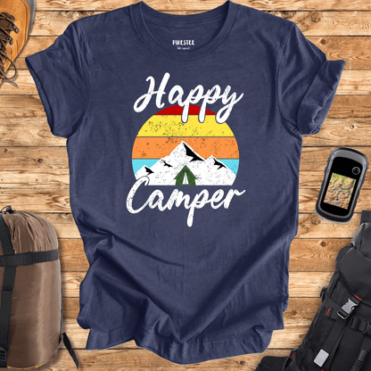 "Happy Camper" graphic T-shirt