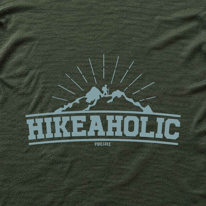 HikeaHolic T-shirt - Military Green - hero