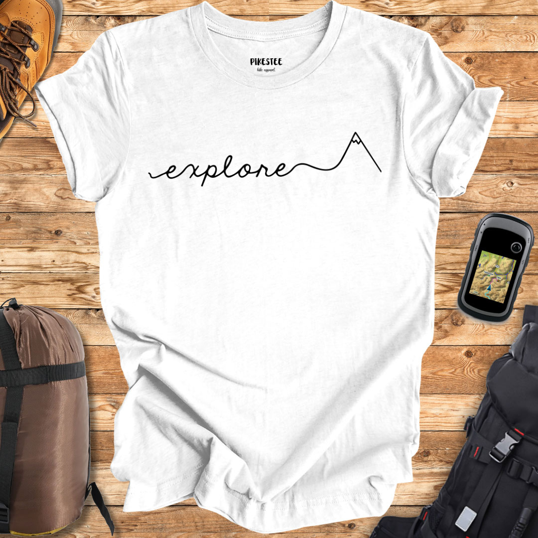 "Explore The Mountain" Graphic T-shirt