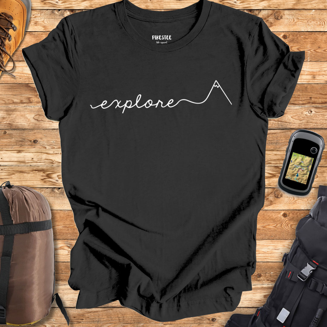 "Explore The Mountain" Graphic T-shirt