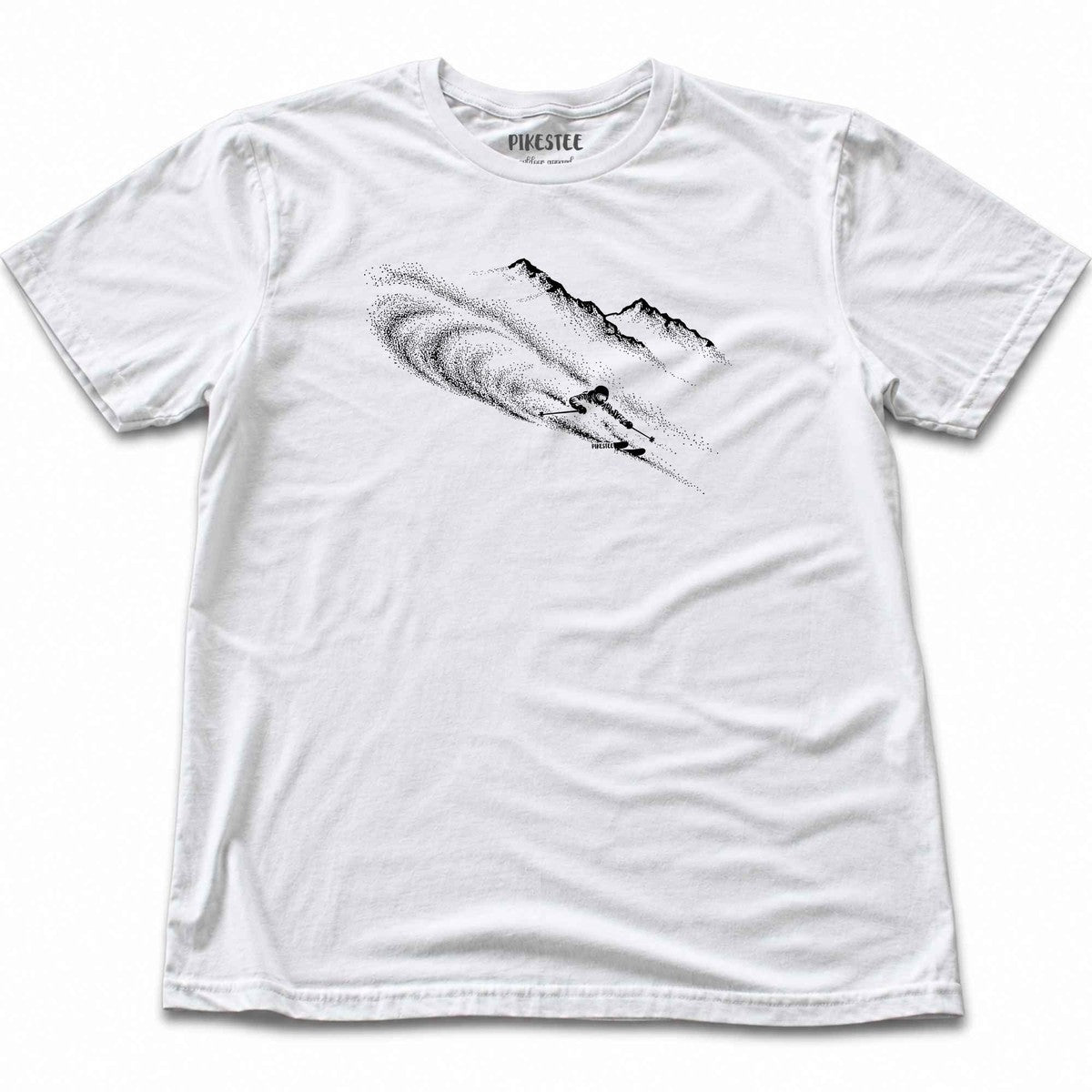 Ski Flow Mountain T-shirt - White