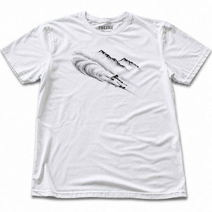 Ski Flow Mountain T-shirt - White