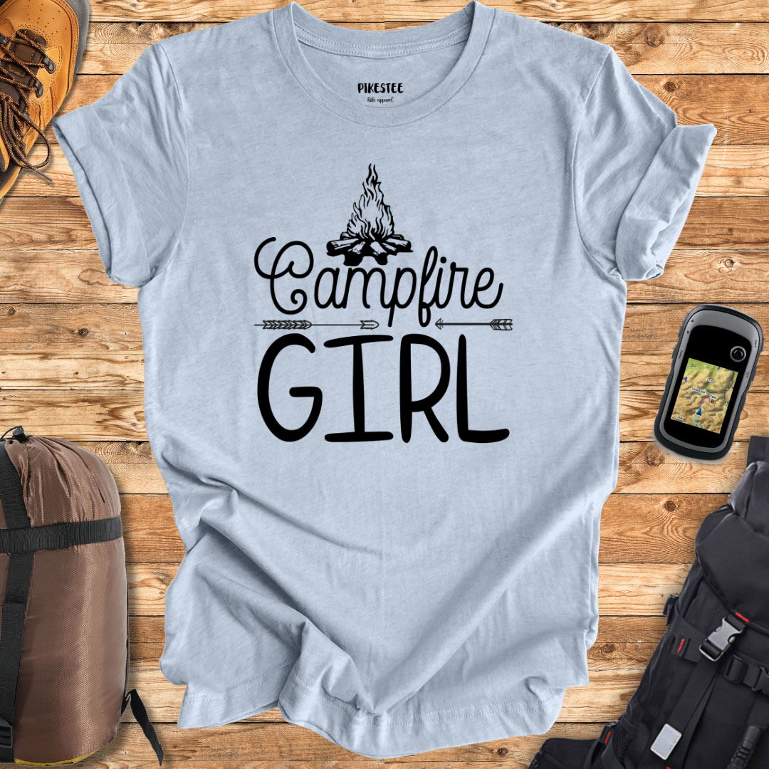 "CampFire Girl" Graphic T-shirt