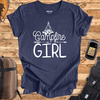 "CampFire Girl" Graphic T-shirt