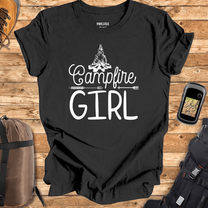 "CampFire Girl" Graphic T-shirt