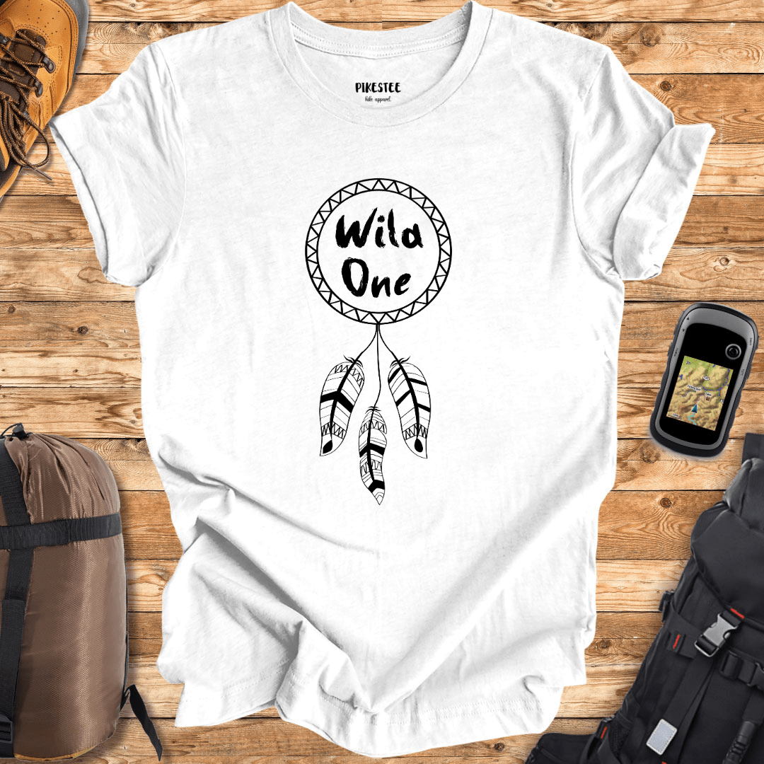 "Wild One, Dream Catcher" graphic T-shirt