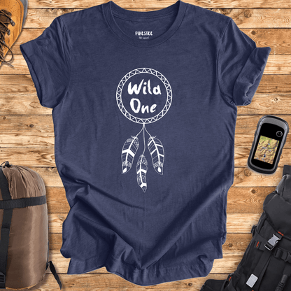 "Wild One, Dream Catcher" graphic T-shirt