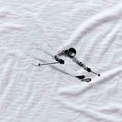 Ski Flow T-shirt - White - hero
