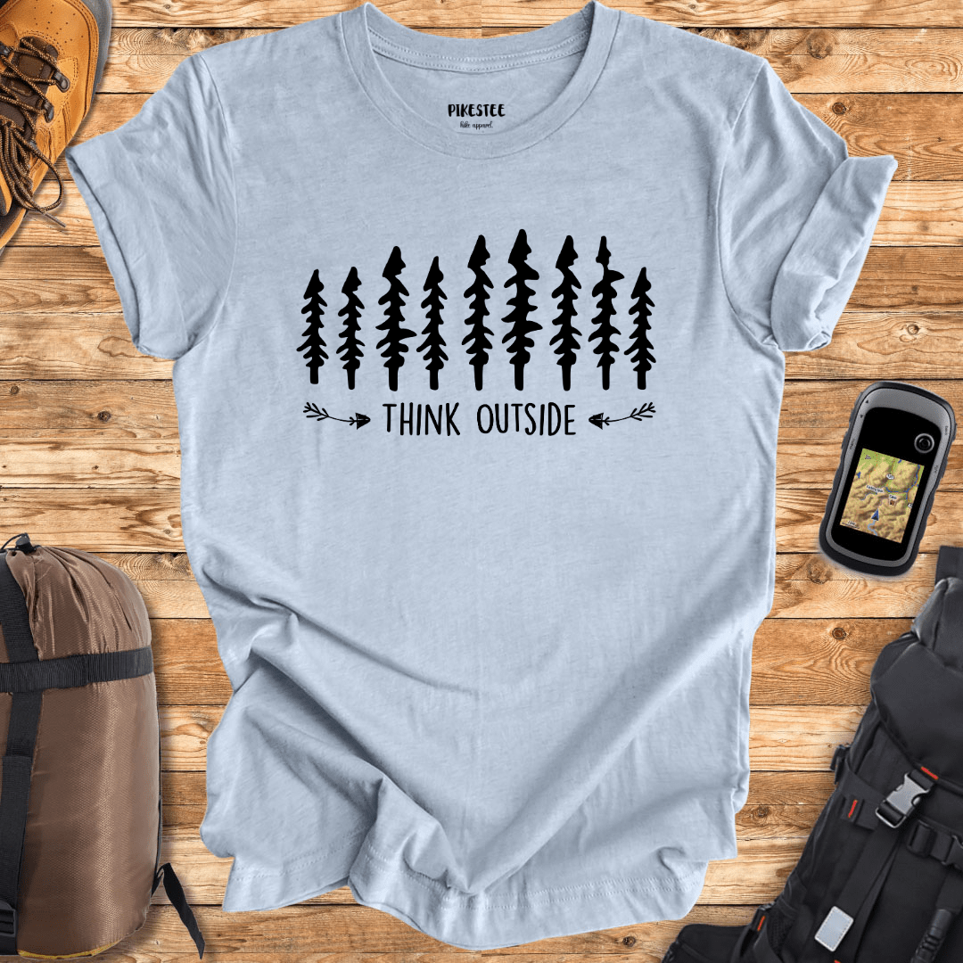 "Think Outside" graphic T-shirt