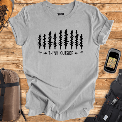 "Think Outside" graphic T-shirt