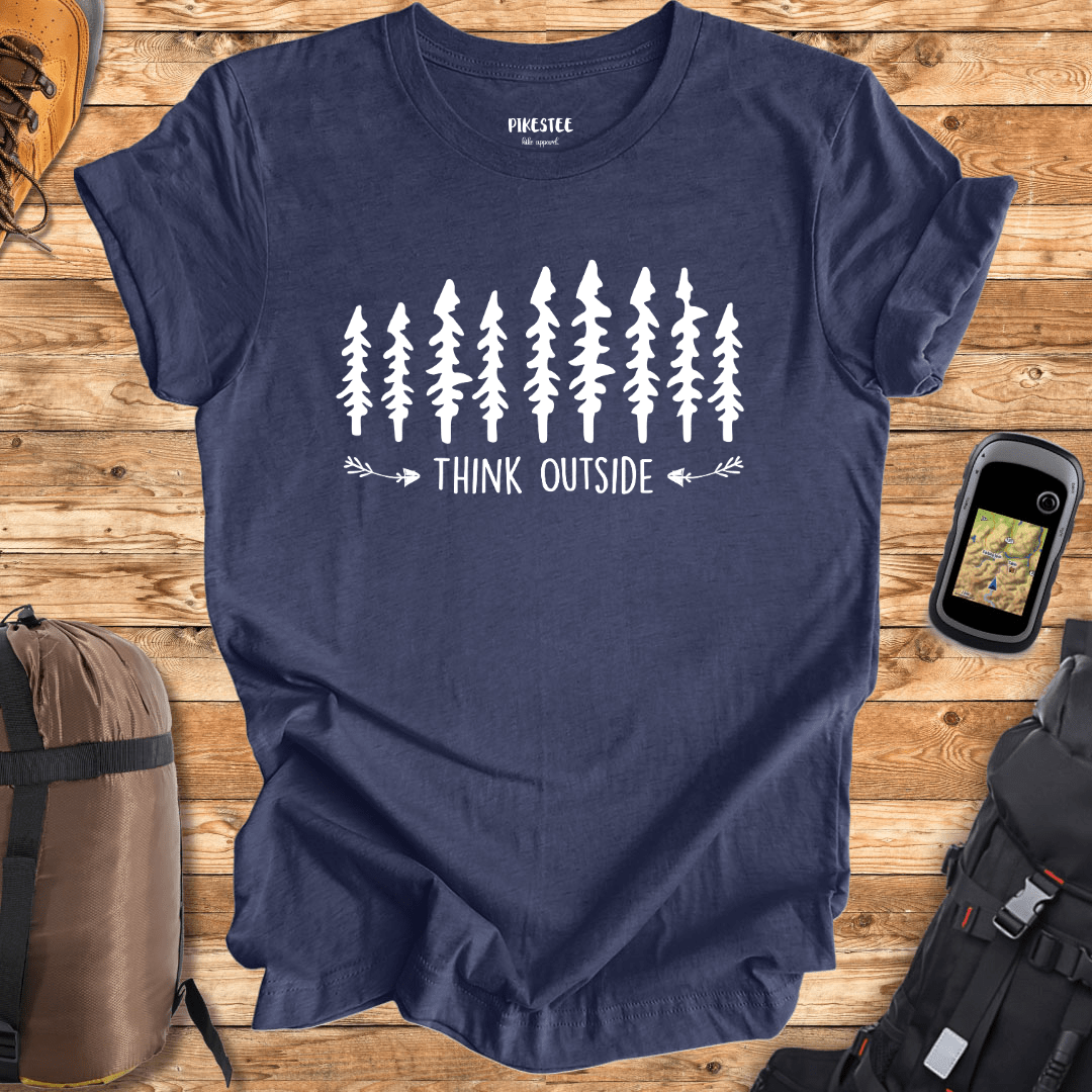 "Think Outside" graphic T-shirt