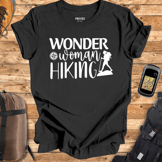 "Wonder Woman Hiking" graphic T-shirt