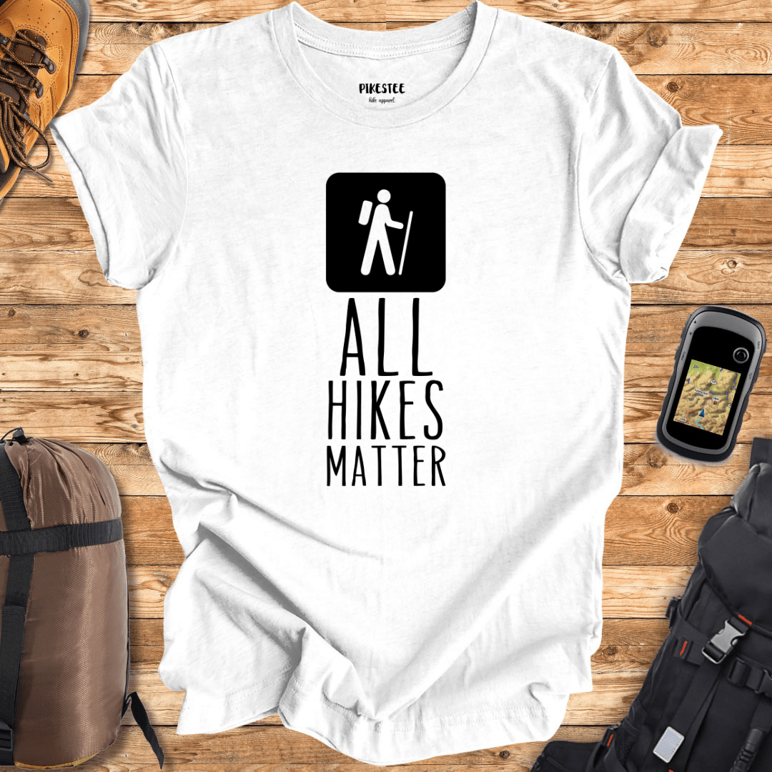 "All Hikes Matter" graphic T-shirt